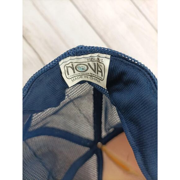 Vintage Cubs On the Go-Day Camp WD Boyce Council Baseball Hat Yellow Blue - Picture 5 of 5